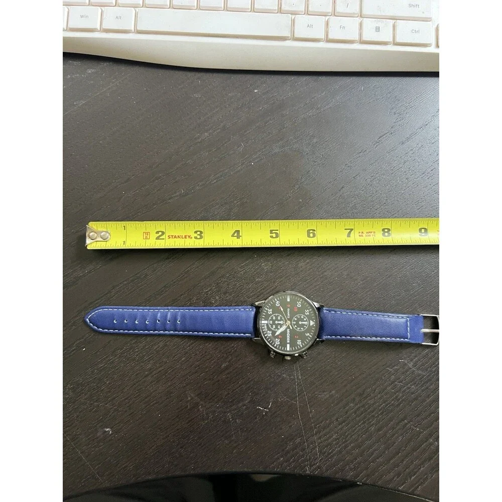 MIGEER Retro Racing Design Leather Band Watch Analog Quartz